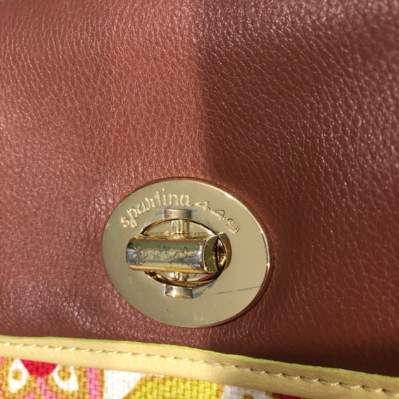 Crossbody Purse Spartina 449 Floral Paisley, Daufuskie Island, Small Crossbody - Picture 5 of 16